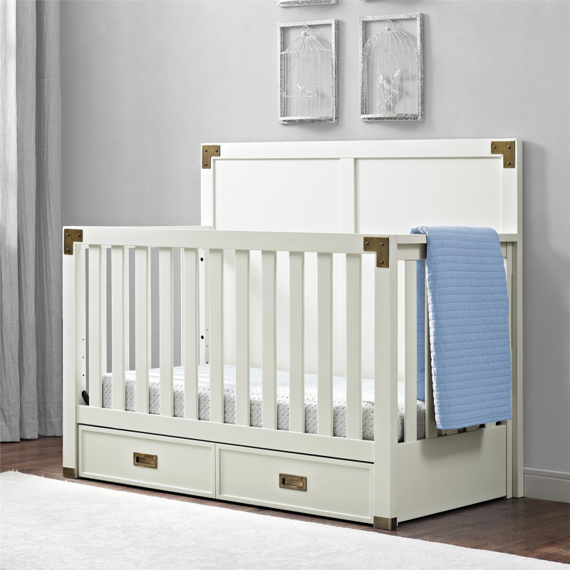 Sumitra 5in1 Convertible Crib with Storage & Reviews Birch Lane